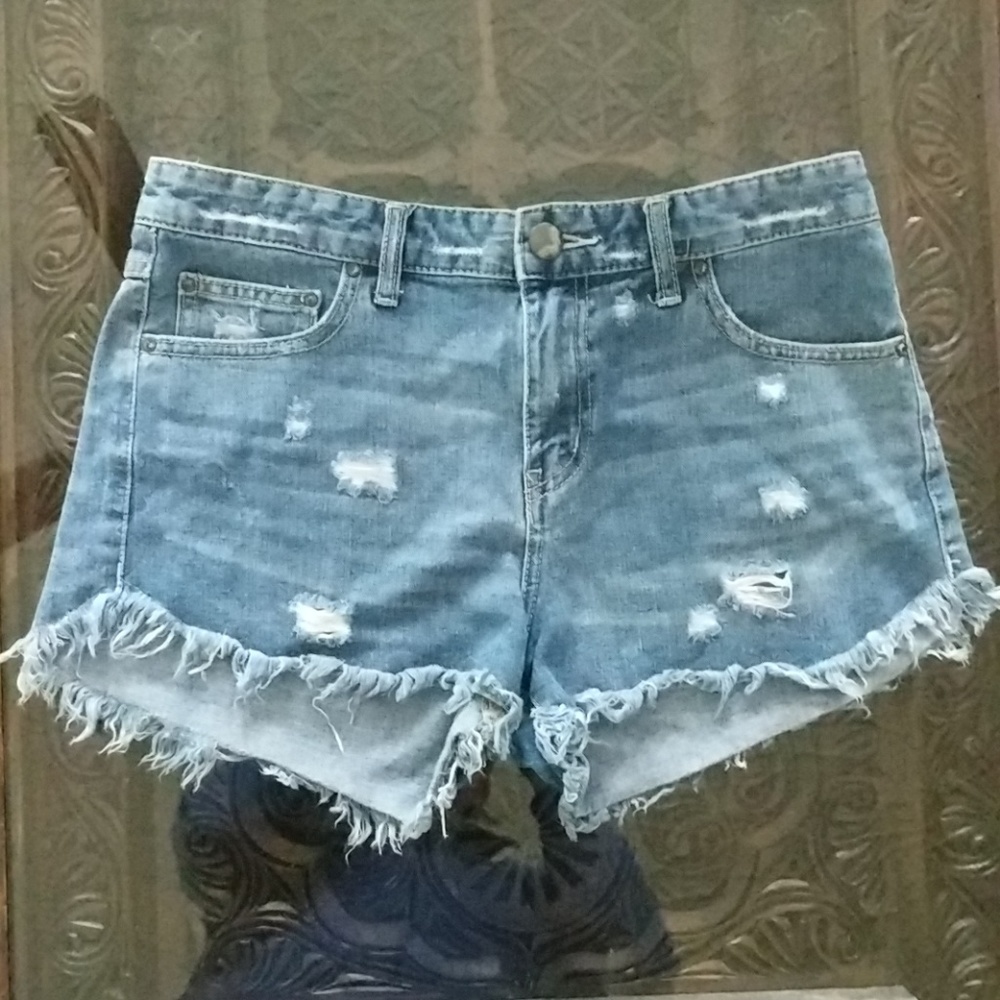Free people distressed shorts